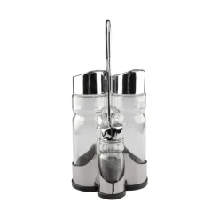 Alcuza 4 Frascos 406 Acero Inoxidable Dussel