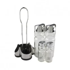 Alcuza 4 Frascos 406 Acero Inoxidable Dussel