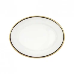 Azafate Ovalado 40cm Cobalto Oro Limoges