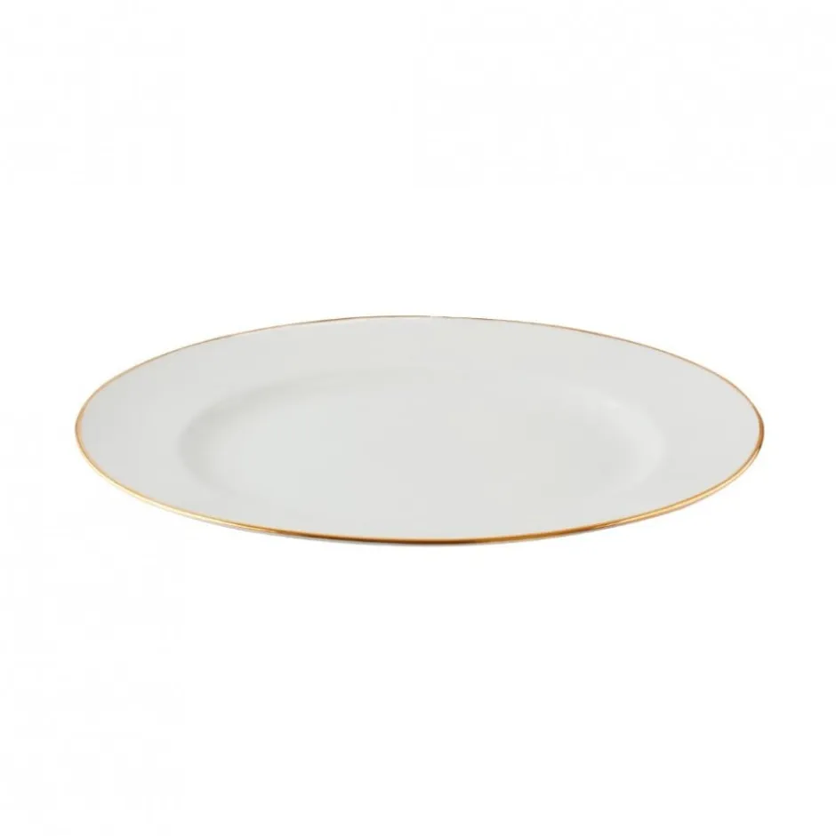 Azafate ovalado 35cm filete oro Limoges