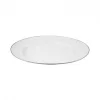 Azafate Ovalado 35cm Filete Platino Limoges