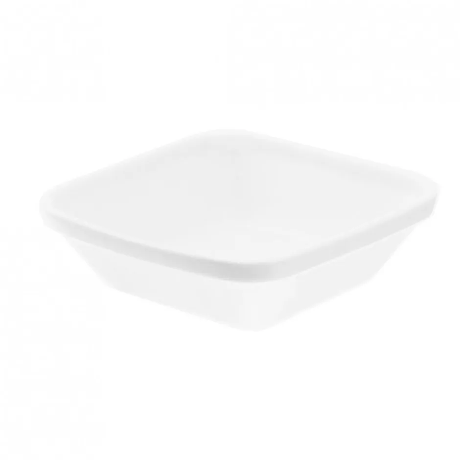 Bandeja de porcelana Cuadrada con Rodón 11x11cm Contour Wolfen