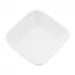 Bandeja de porcelana Cuadrada con Rodón 11x11cm Contour Wolfen
