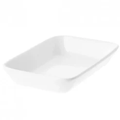 Bandeja de Porcelana Rectangular 16cm Contour Wolfen