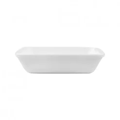 Bandeja de Porcelana Rectangular con Rodón 13cm Contour Wolfen