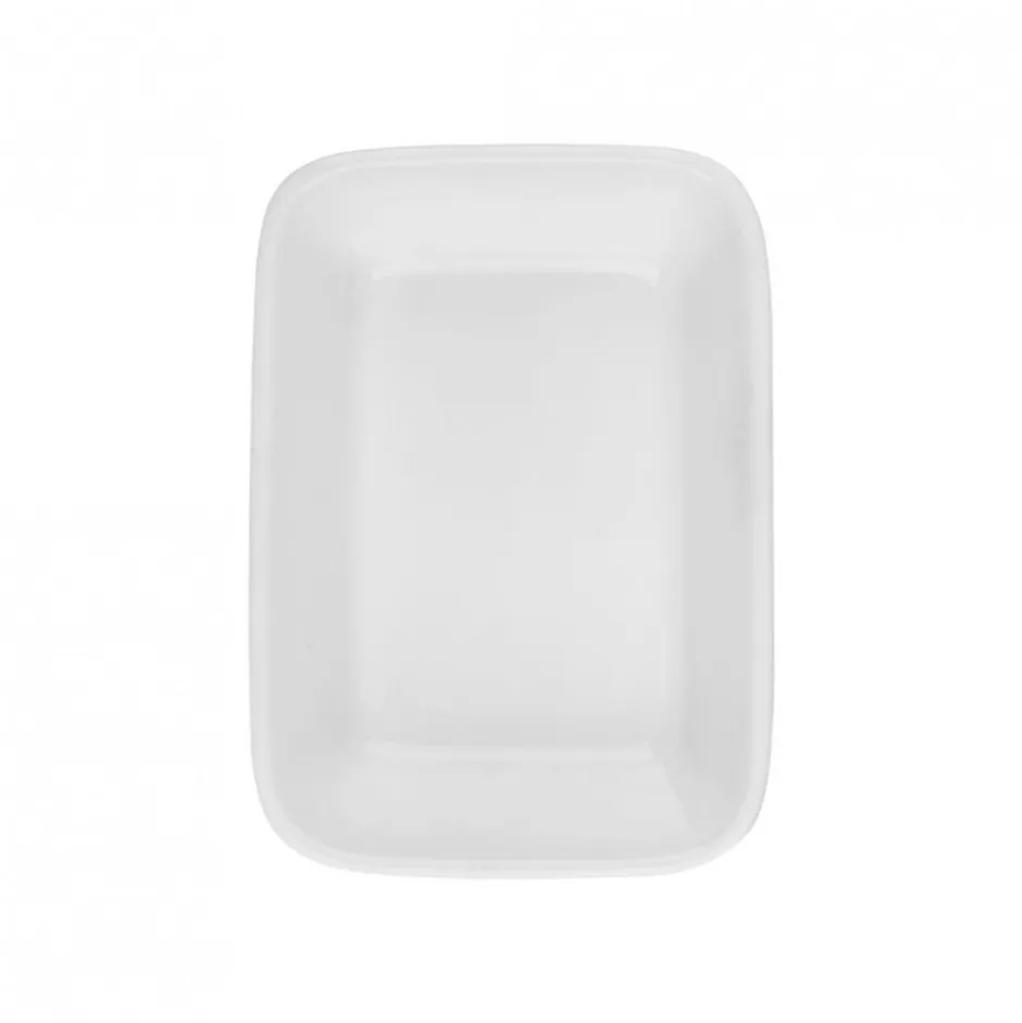 Bandeja de Porcelana Rectangular con Rodón 13cm Contour Wolfen