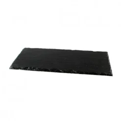 Bandeja presentación rectangular 30x12cm piedra pizarra Sunnex