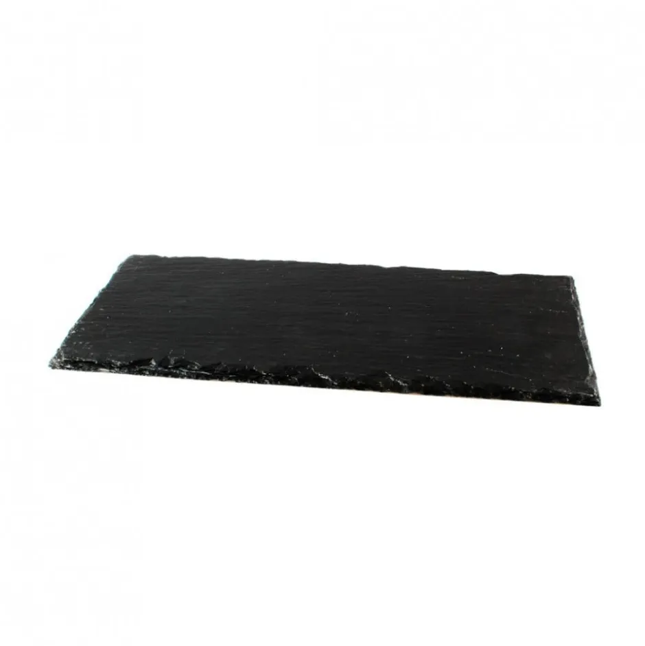 Bandeja presentación rectangular 30x12cm piedra pizarra Sunnex