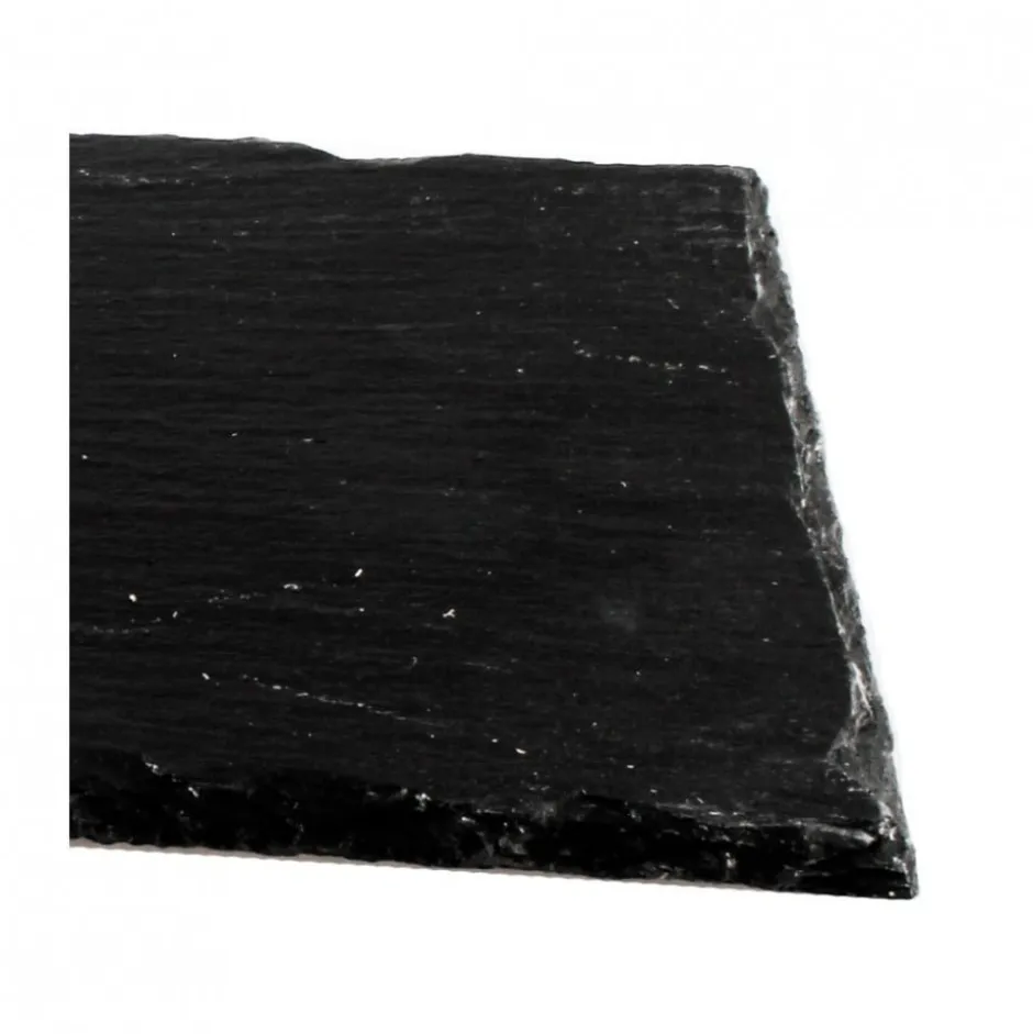 Bandeja Presentación Rectangular Piedra Pizarra 20x10cm Sunnex