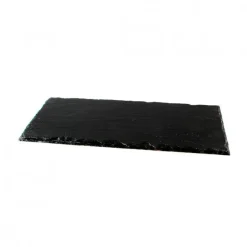 Bandeja Presentación Rectangular Piedra Pizarra 20x10cm Sunnex