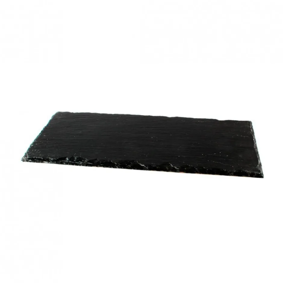 Bandeja Presentación Rectangular Piedra Pizarra 20x10cm Sunnex