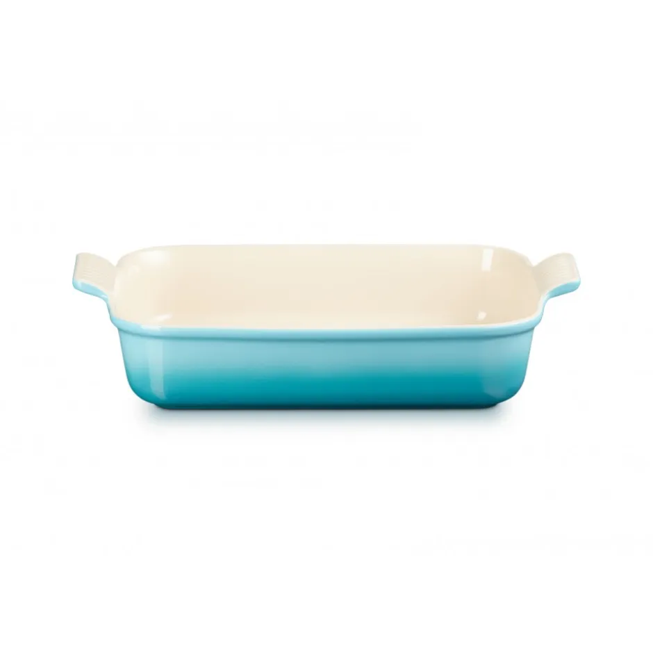 Bandeja Rectangular 32cm Azul Caribe Le Creuset