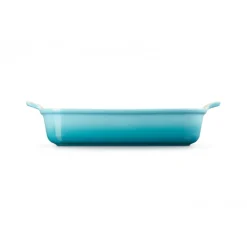 Bandeja Rectangular 32cm Azul Caribe Le Creuset