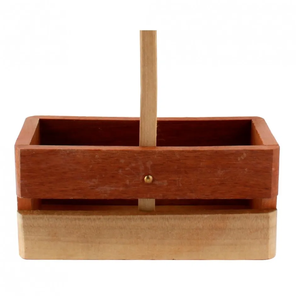 Base Madera para 2 Aceiteras Cuadradas
