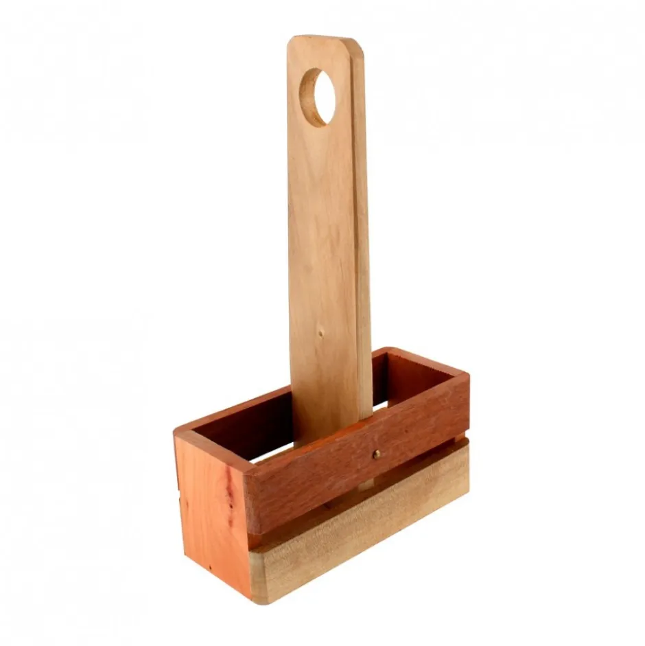 Base Madera para 2 Aceiteras Cuadradas