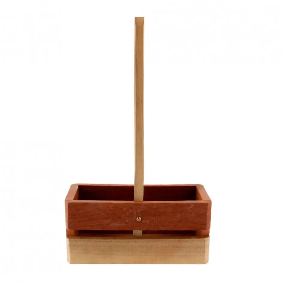 Base Madera para 2 Aceiteras Cuadradas