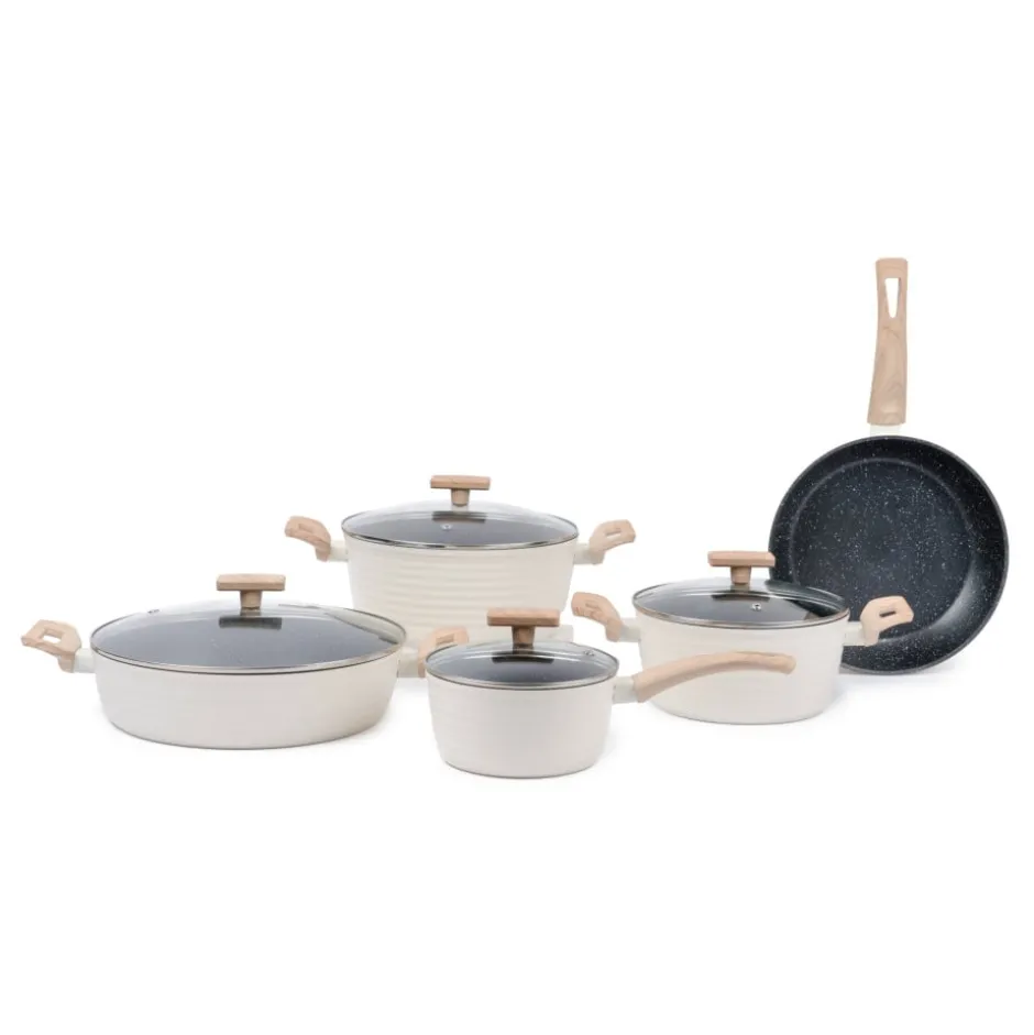 Batería de Cocina 9 piezas Antiadherente Savannah Simplit