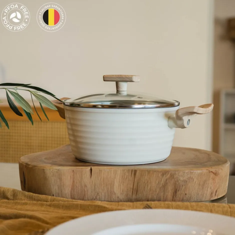 Batería de Cocina 9 piezas Antiadherente Savannah Simplit