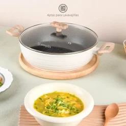 Batería de Cocina 9 piezas Antiadherente Savannah Simplit