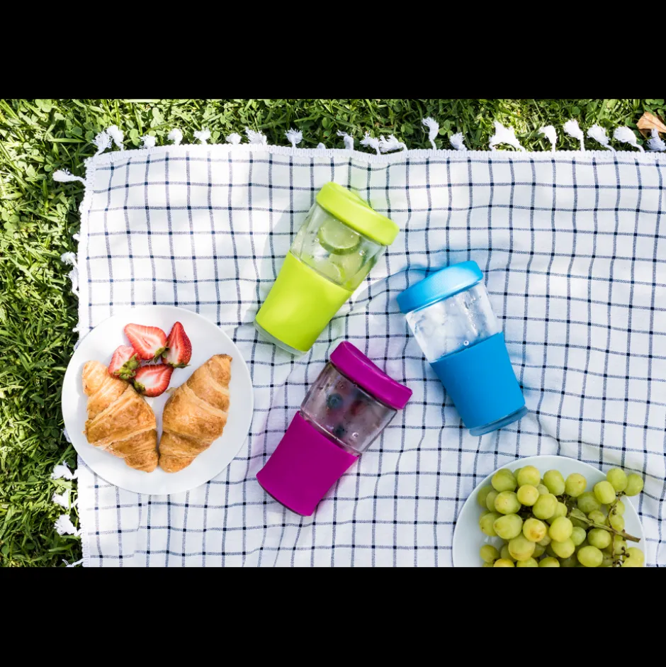 Botella Transportable Jarro Vidrio 500Ml Verde Luminarc