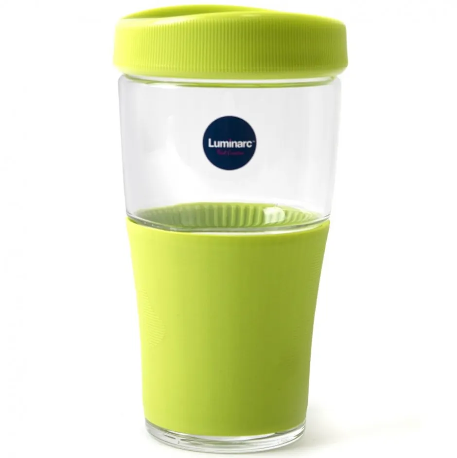 Botella Transportable Jarro Vidrio 500Ml Verde Luminarc