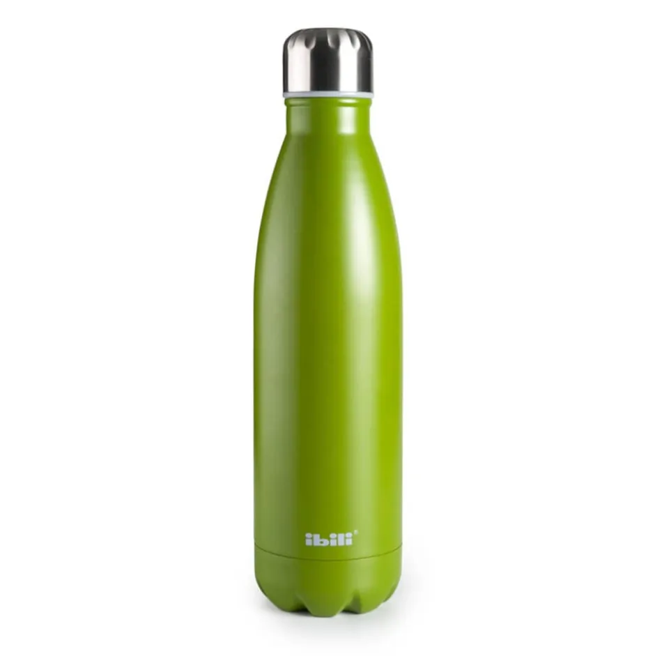 Botella Térmica 0,5L Acero Inoxidable Verde Ibili