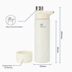 Botella Térmica 720ml Blanco crema Zola Outdoors