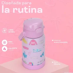 Botella Térmica Niños Barbie Iconic 450ml Acero Inox UMA