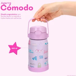 Botella Térmica Niños Barbie Iconic 450ml Acero Inox UMA