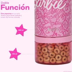 Botella Térmica Niños Barbie Inspire 2 en 1 590ml Acero Inox UMA