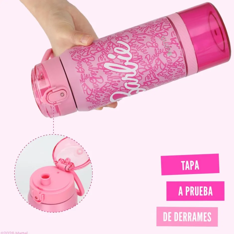 Botella Térmica Niños Barbie Inspire 2 en 1 590ml Acero Inox UMA