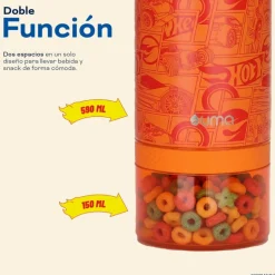 Botella Térmica Niños Hot Wheels Comic 2 en 1 590ml Acero Inox UMA