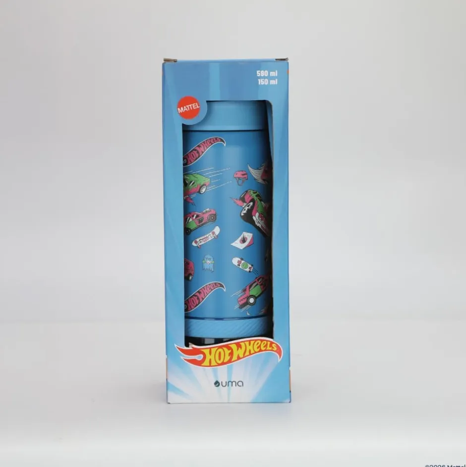 Botella Térmica Niños Hot Wheels Fast 2 en 1 590ml Acero Inox UMA
