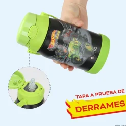 Botella Térmica Niños Hot Wheels Trucks 450ml Acero Inox UMA