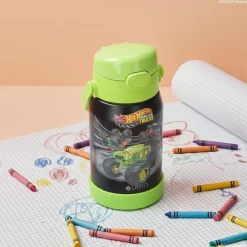 Botella Térmica Niños Hot Wheels Trucks 450ml Acero Inox UMA