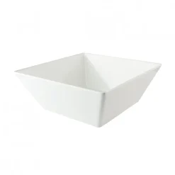 Bowl cuadrado 30cm melamina blanco Efay