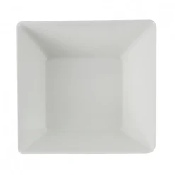 Bowl Cuadrado Melamina Blanco 18cm Efay
