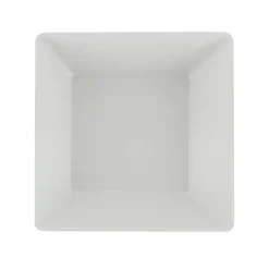 Bowl Cuadrado Melamina Blanco 24cm Efay
