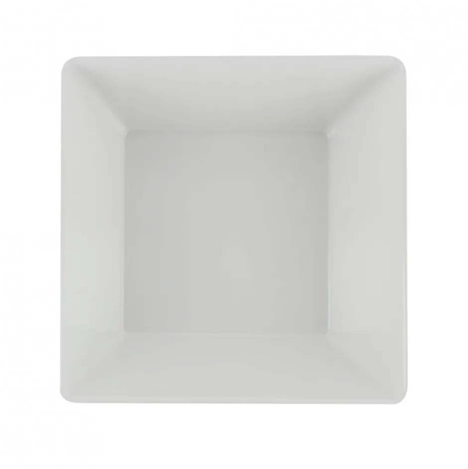 Bowl Cuadrado Melamina Blanco 24cm Efay