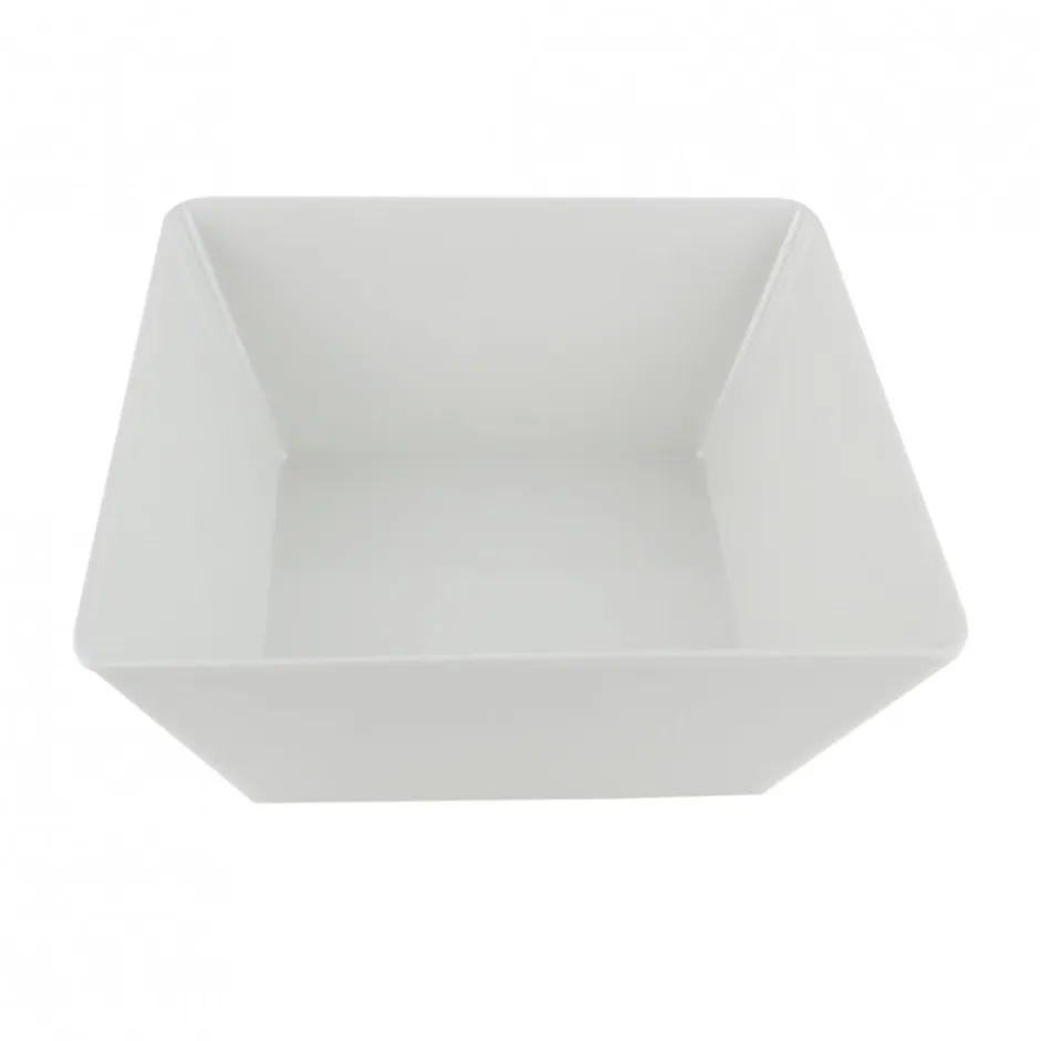 Bowl Cuadrado Melamina Blanco 24cm Efay