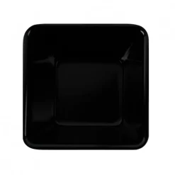 Bowl Cuadrado Melamina Negro 9cm Efay