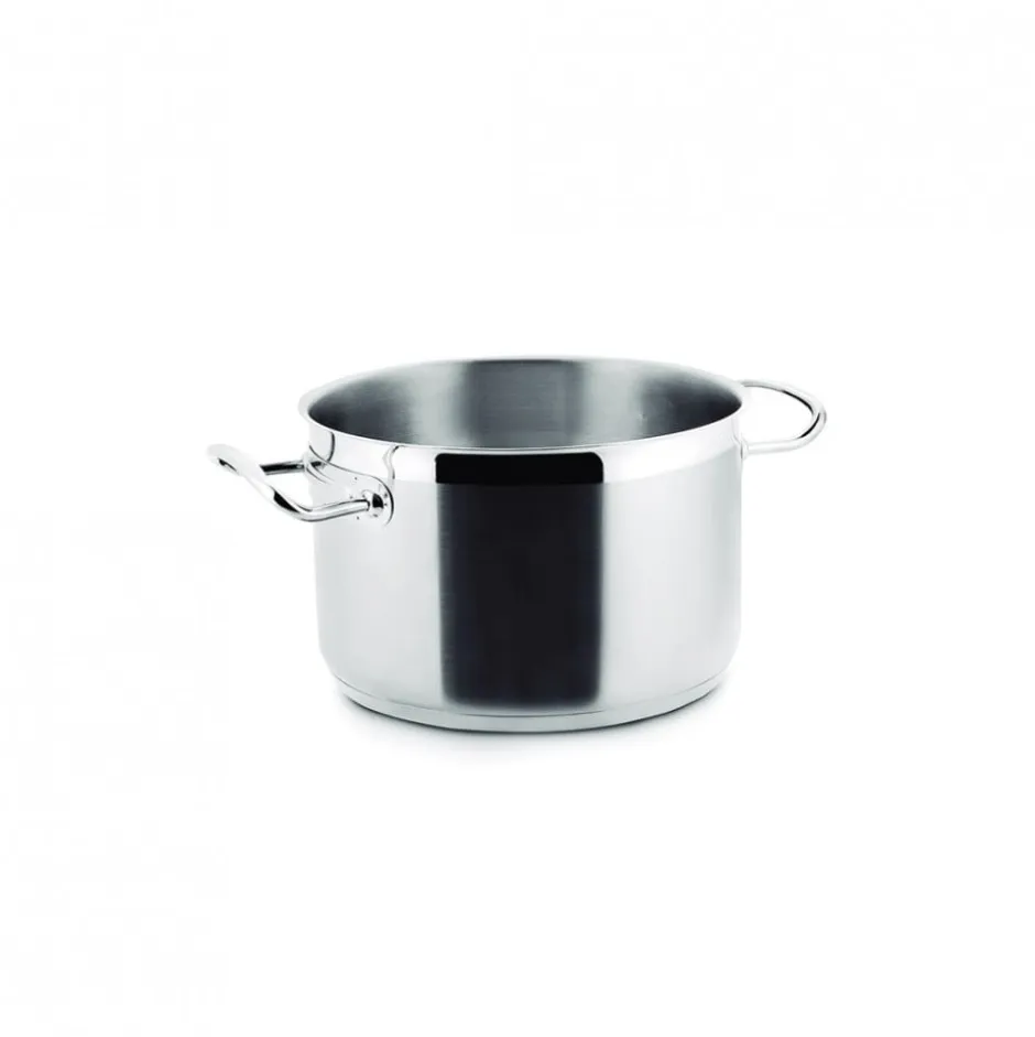 Cacerola Alta Sin Tapa 6,75lt Inoxidable 24x14cm 57025 Eco Chef Lacor