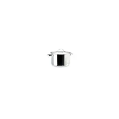 Cacerola Baja con Tapa 14lt de Acerdo Inoxidable Wolfen