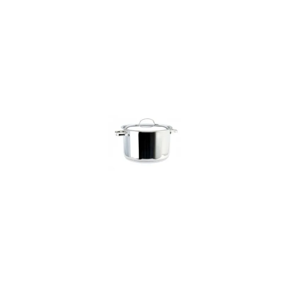 Cacerola Baja con Tapa 27lt Inoxidable 45x17cm E10708 Rinox