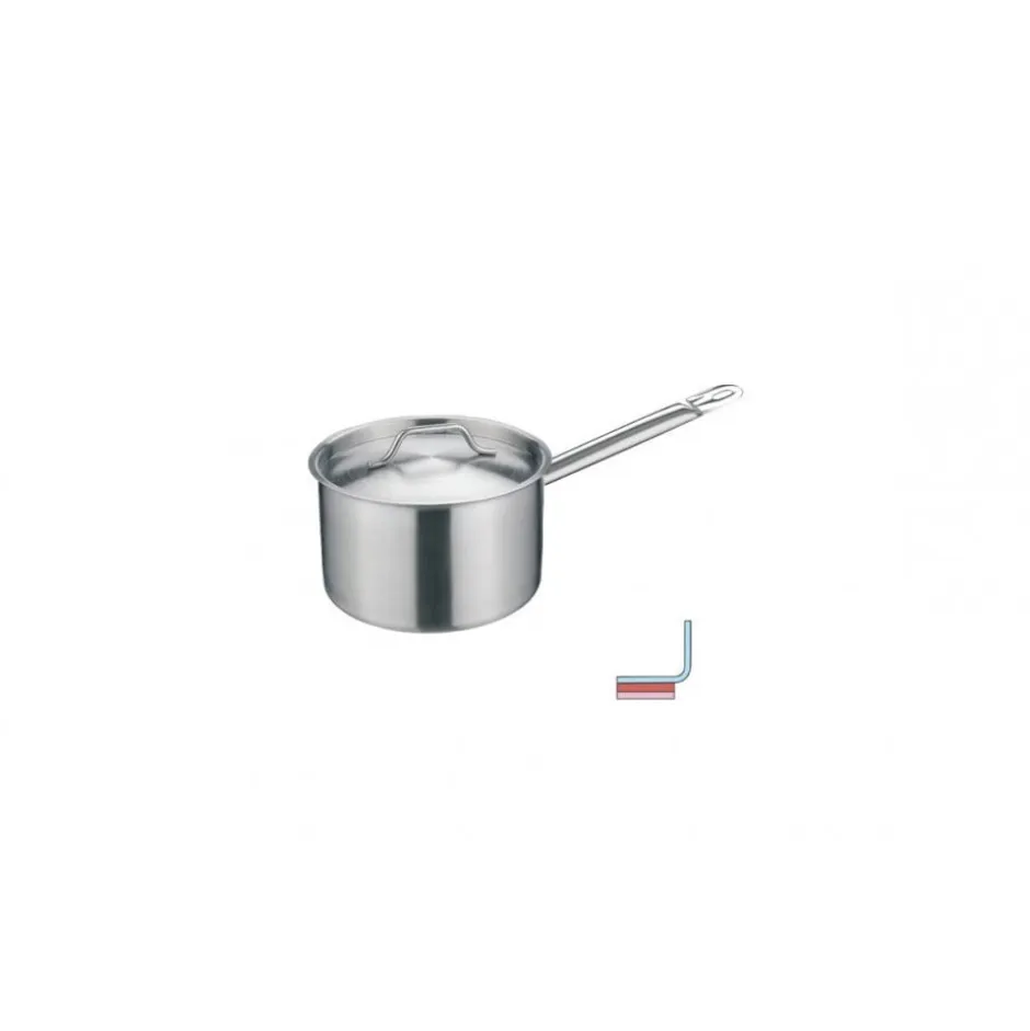 Cacerola Baja Inoxidable 2,2lt Wolfen