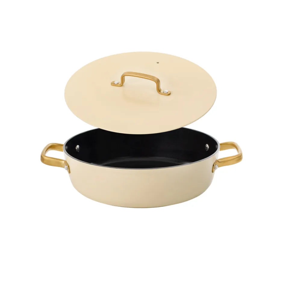 Cacerola Baja 4,3L Aluminio Forjado Beige 28cm Samoa Iconic Arcos