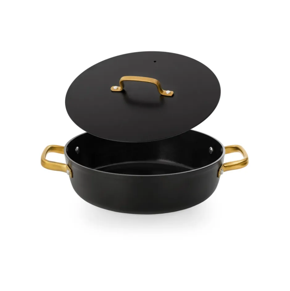 Cacerola Baja 4,3L Aluminio Forjado Negro 28cm Samoa Iconic Arcos
