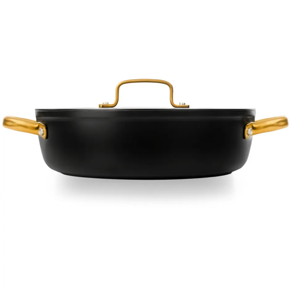Cacerola Baja 4,3L Aluminio Forjado Negro 28cm Samoa Iconic Arcos