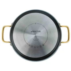 Cacerola Baja 4,3L Aluminio Forjado Negro 28cm Samoa Iconic Arcos