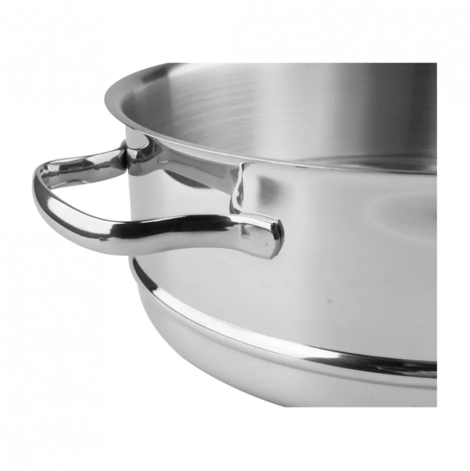 Cacerola Cocción Vapor 3,5lt 24cm Basic 32424 Lacor